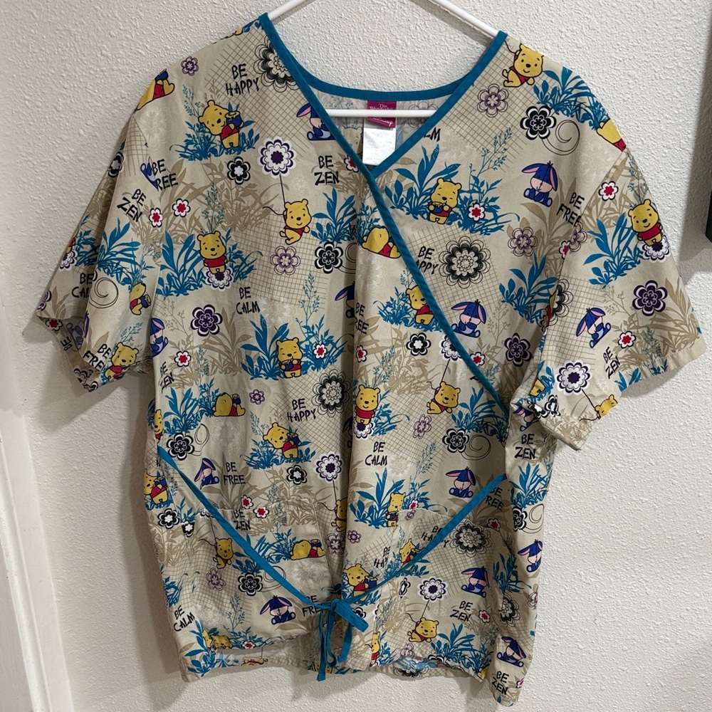 Kids Cartoon Print Wrap Shirt